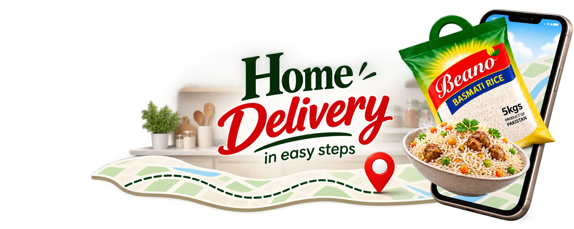 Home Delivery in easy steps