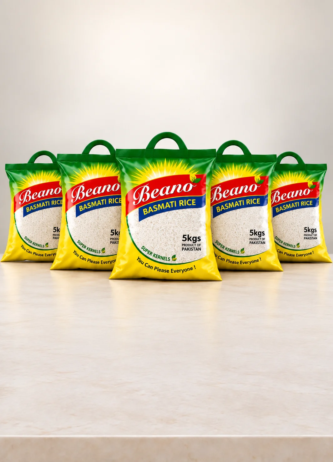 Beano 5 x 5kg Rice Bundle